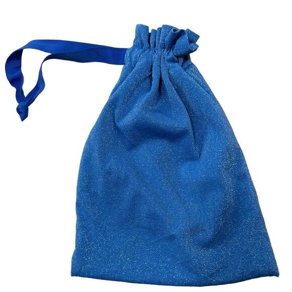 TRIANGL Swimwear Riverside Blue Glitter Drawstring Dust Bag - Picture 2 of 4